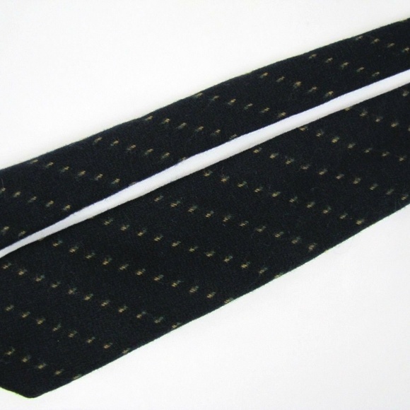 Vintage GIORGIO ARMANI Lambs Wool Tie 3" Slim Gray - Picture 3 of 6